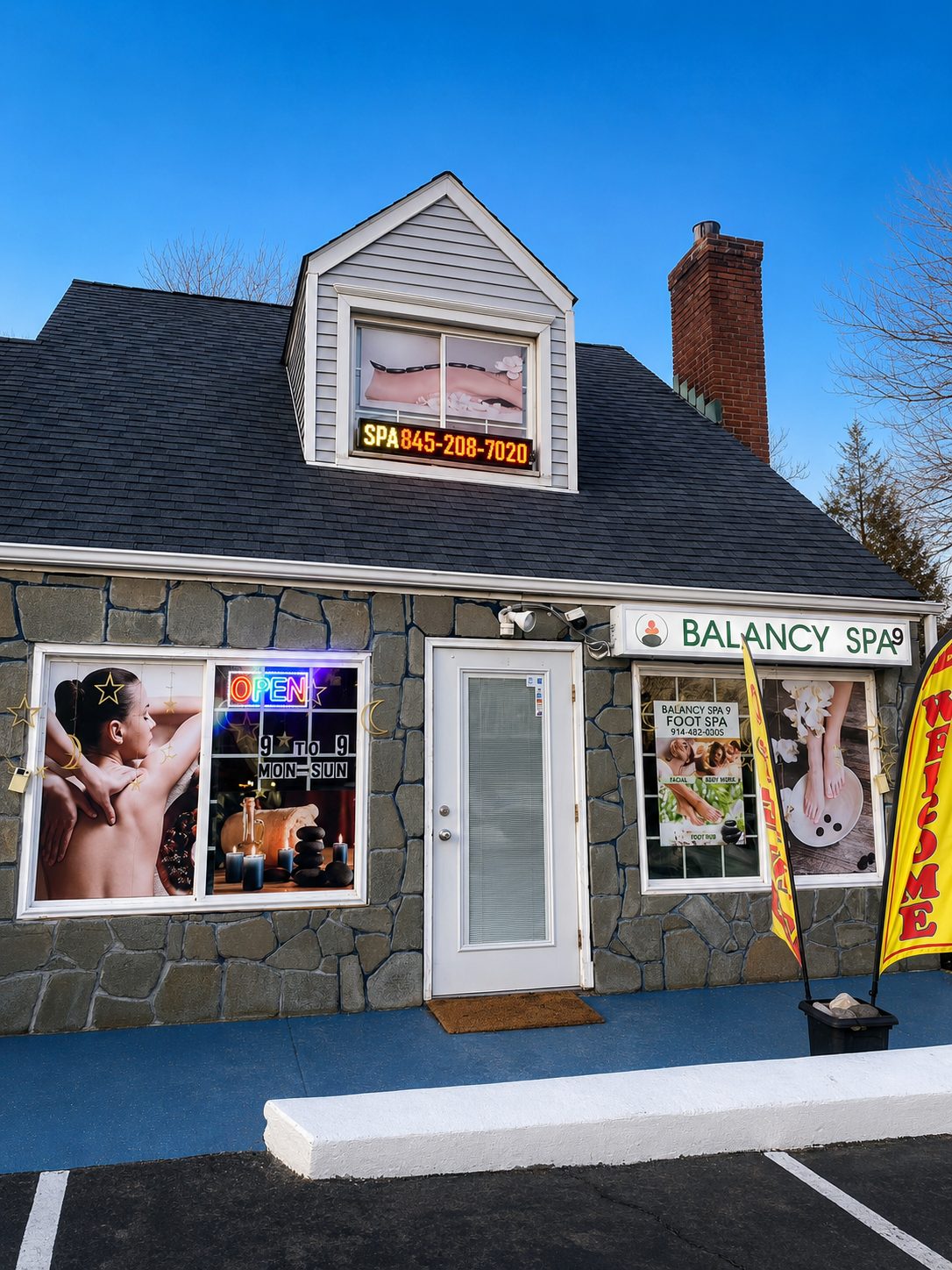 Balancy Spa 9 storefront in Mahopac, NY